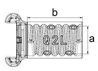 Sandblast Coupling Hose End