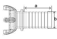 Us Type Four Lug Hose End