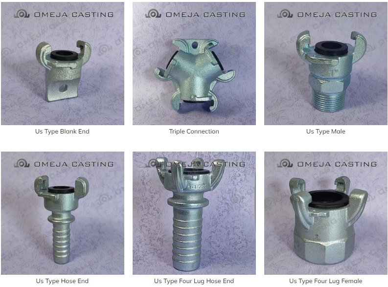 Raccords de tuyaux d'air de type am&eacute;ricain Chine